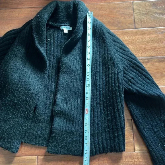 Prologue Black Short Size S Cardigan Open Front - Picture 7 of 9